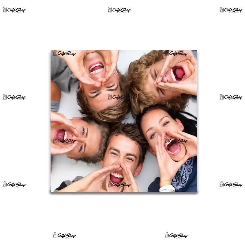 .rama foto, mini piatra ardezie, 9x9 cm personalizata